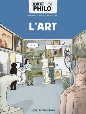 cover image of Toute la philo en BD--L'art